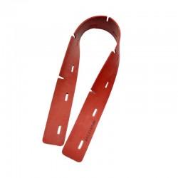 Bavette avant capteur latex rouge CT 5B