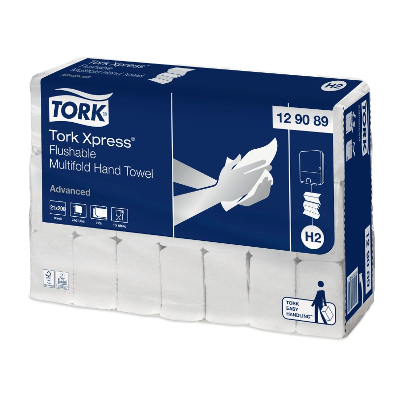 Essuie-mains enchevêtrés Z Tork Xpress Advance délitable 2p 21x200 H2