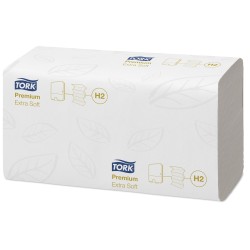 Essuie-mains enchevêtrés Tork Xpress Premium M 2 plis 21.2 x 31.8 H2