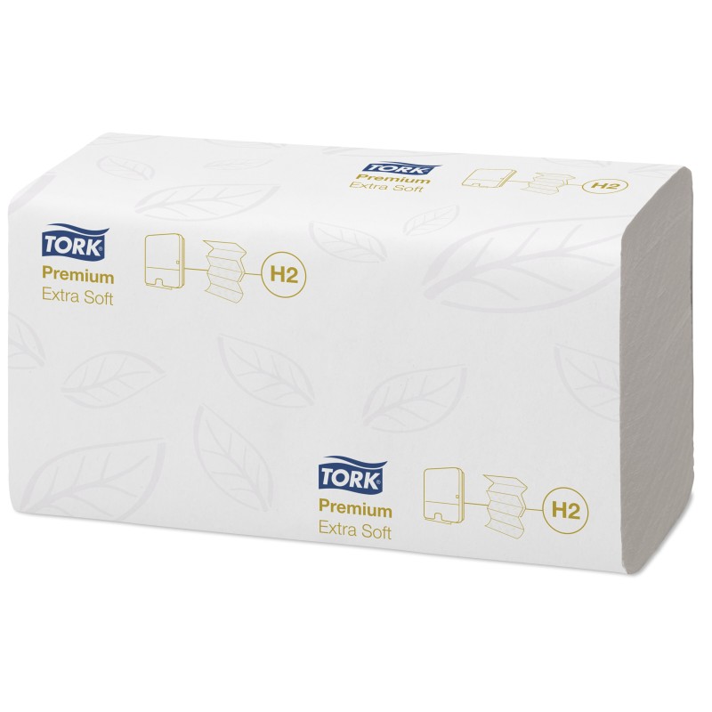 Essuie-mains enchevêtrés Tork Xpress Premium M 2 plis 21.2 x 31.8 H2