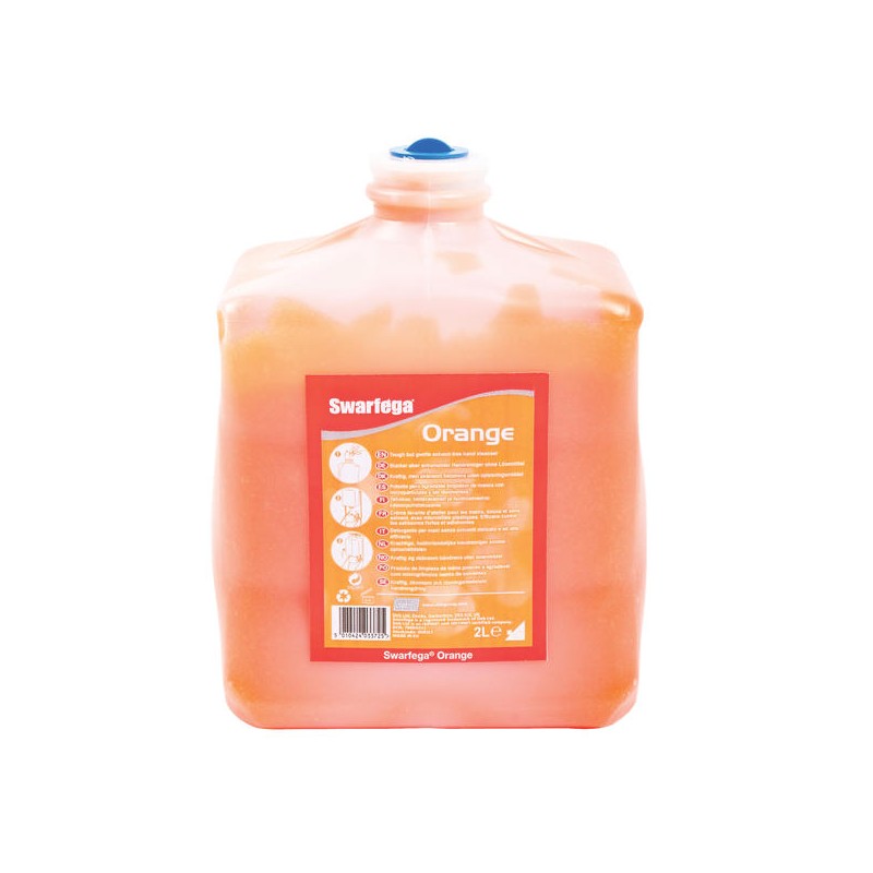 Savon atelier Swarfega Orange SCJ Professionnel 6 x 2L