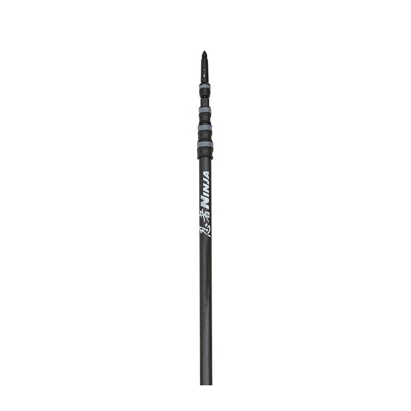 Perche télescopique carbone Ninja 4.50m / 4 sections NCP45