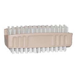 BROSSE A ONGLES  PLASTIQUE 2 FACES