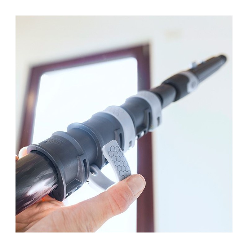 Perche télescopique carbone Ninja 4.50m / 4 sections NCP45