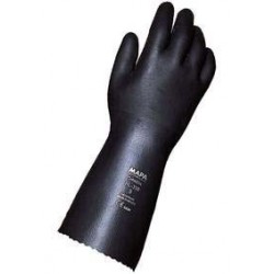 Gants Chemstop® en néoprène noir de 30 mils, longueur 12 po.