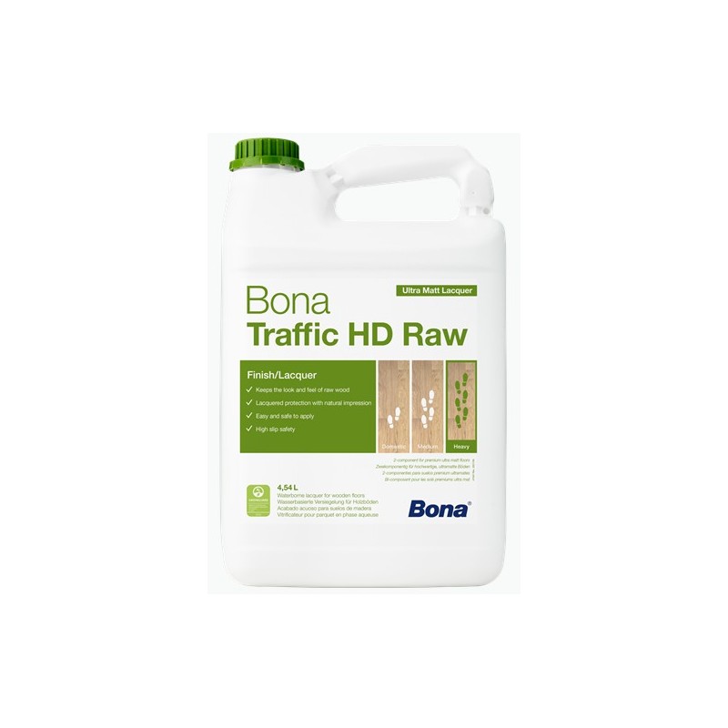 Traffic HD Raw Bona vitrificateur bi-composant phase aqueuse
