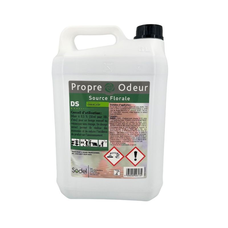 DS Rnet coquelicot détergent surodorant bactéricide 5L