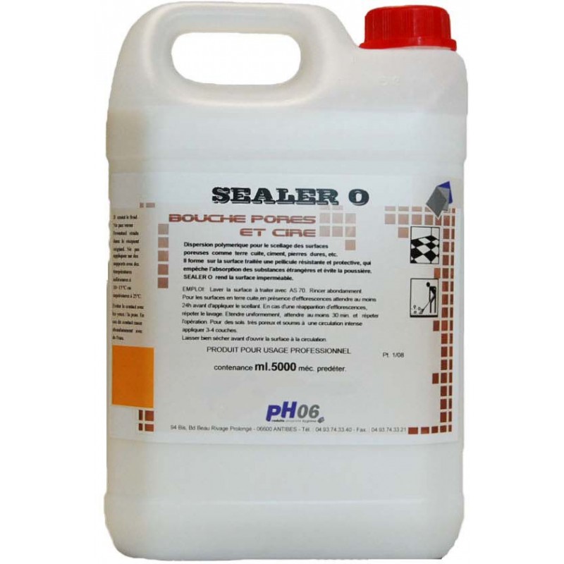 Sealer opaco bouche pore terre cuite et pierre 5L Sealer opaco bouche pore terre cuite et pierre 5L