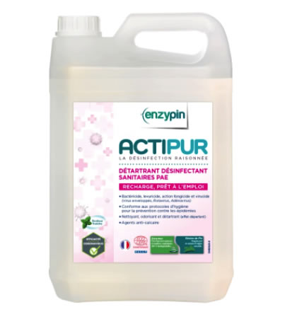 Actipur sanitaire détartrant désinfectant Ecocert