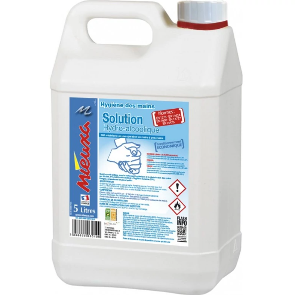 Gel Hydroalcoolique 5L