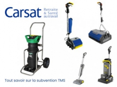La Carsat vous aide à financer vos équipements de nettoyage professionnels